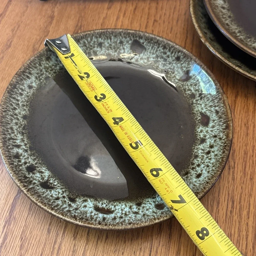 Vintage Cannonsburg Like Pottery‎ Brown Drip Glaze 7